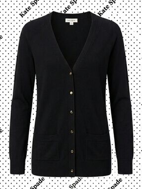 ​Kate Spade New York Cotton-Cashmere V-Neck Cardigan
